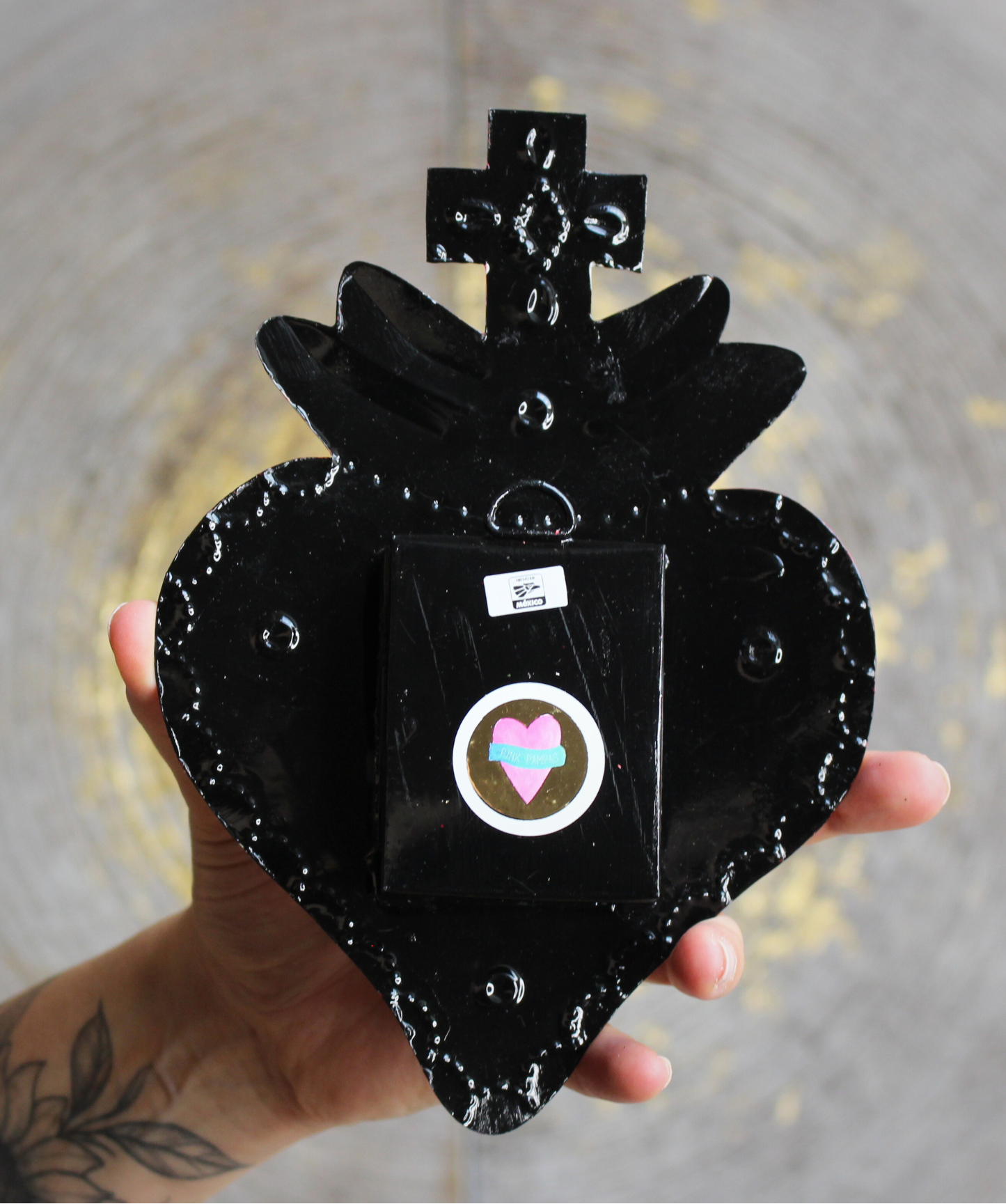 Étui votif artisanal mexicain / Vierge Marie / Modèle Espérance