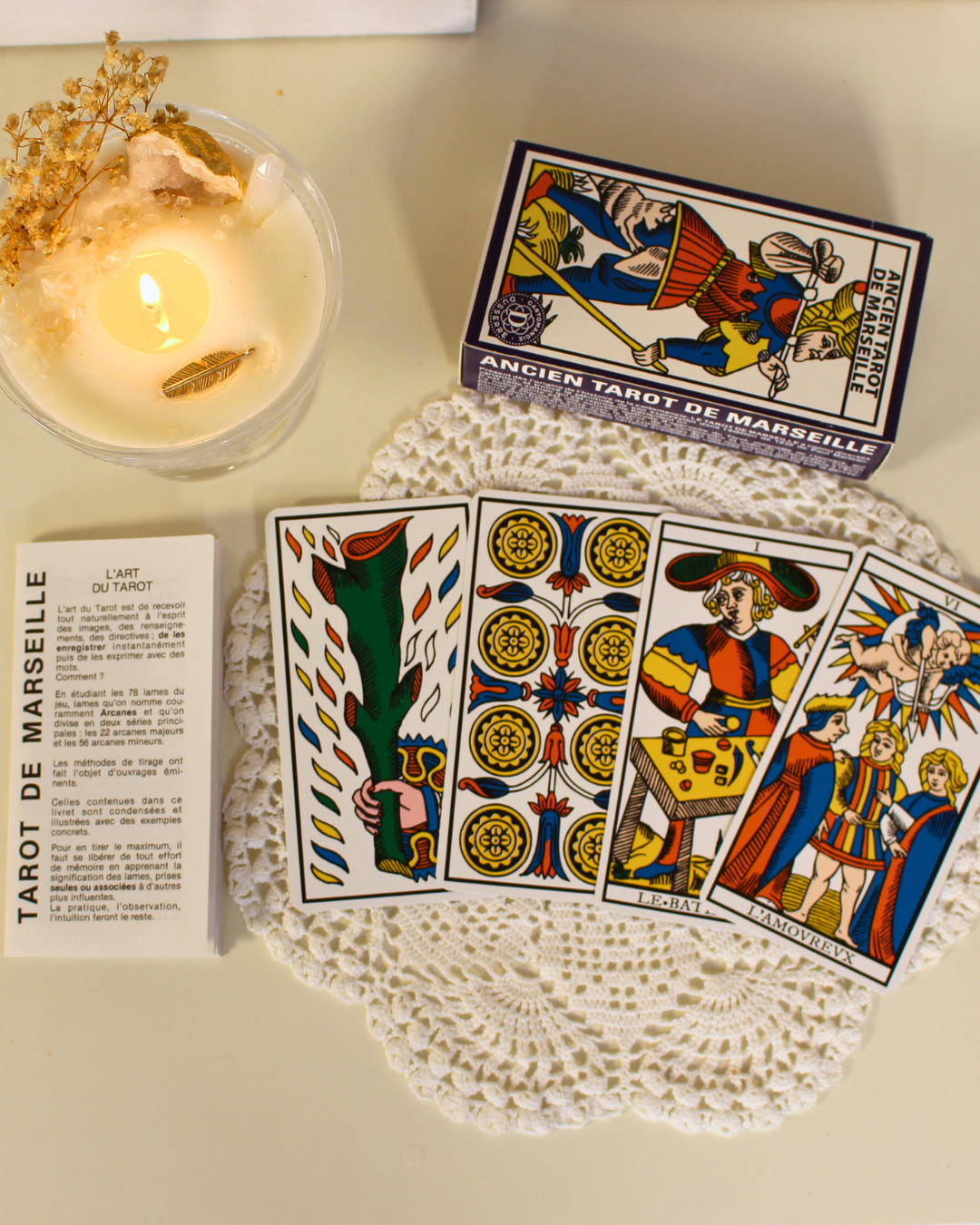 Ancien Tarot de Marseille / Jeu de Cartes Traditionnel