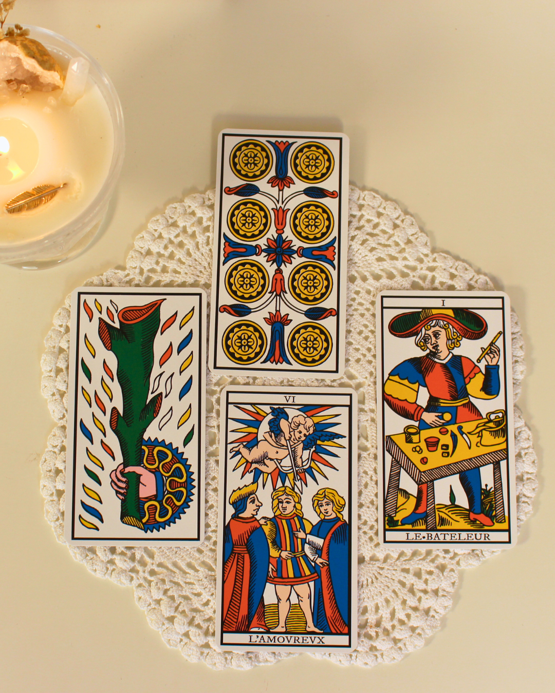 Ancien Tarot de Marseille / Jeu de Cartes Traditionnel