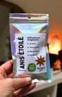 Anis étoilé bio (badiane), 15g / 20g / 30g. Épice sacrée en étoile. Idéal rituels de clairvoyance, rêves intuitifs, divination et ouverture du troisième œil.