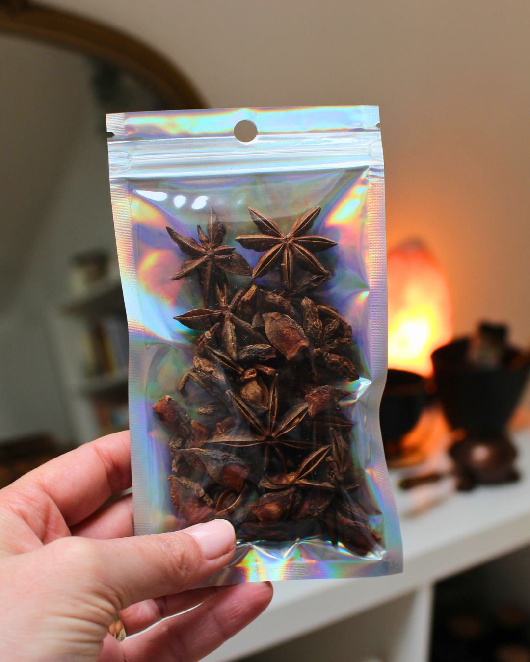 Anis étoilé bio (badiane), 15g / 20g / 30g. Épice sacrée en étoile. Idéal rituels de clairvoyance, rêves intuitifs, divination et ouverture du troisième œil.