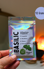 Basilic bio séché en flocons, 5g / 10g / 20g. Plante sacrée de prospérité. Idéal rituels d’abondance, chance, protection du foyer et bénédiction des lieux.
