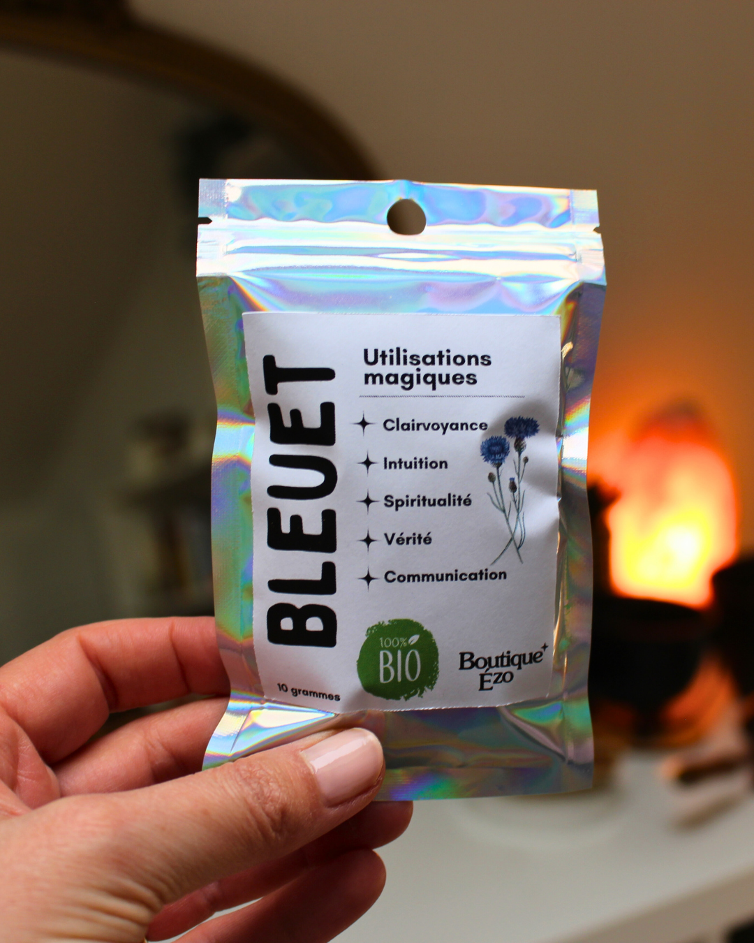 Fleurs de bleuet bio séchées de France, 5g / 10g / 15g. Idéal rituels de clairvoyance, intuition, éveil spirituel et communication sincère. Troisième œil.
