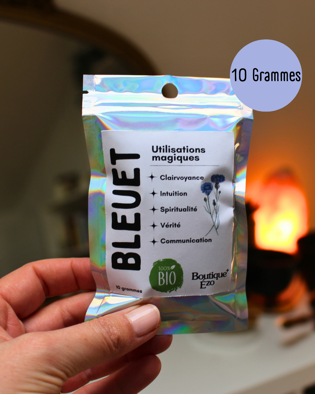 Fleurs de bleuet bio séchées de France, 5g / 10g / 15g. Idéal rituels de clairvoyance, intuition, éveil spirituel et communication sincère. Troisième œil.