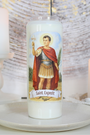 Aide rapide, décisions urgentes, force face aux obstacles, confiance dans l’action
Allumez cette bougie de neuvaine à Saint Expédit pour lui confier vos intentions liées aux situations urgentes, aux décisions difficiles à prendre, ou aux blocages à dépasser rapidement. Saint Expédit est invoqué pour obtenir une aide céleste efficace et immédiate.