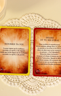Ces 65 cartes de manifestation sont conçues pour t'aider à mettre en œuvre cette connaissance qui va changer ta vie. Elles reprennent les enseignements les plus
importants du Secret sur la loi de l'attraction, ainsi que des pratiques simples et puissantes pour t'assurer de créer ce que tu souhaites: le bonheur, la santé, la richesse, ou tout ce dont tu peux rêver.
