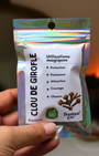 Clou de girofle bio séché, 10g / 20g. Épice puissante et protectrice. Idéal rituels de protection, courage, attraction des opportunités et renforcement des intentions.