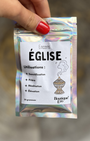 Encens d’église en poudre, sachet 25g. Notes sacrées et fumée dense pour la prière, la méditation et la purification. À brûler sur charbon auto-allumant.