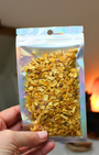Orange bio séchée en morceaux, 10g / 20g / 30g. Énergie solaire et vibrante. Idéal rituels de prospérité, chance, joie, abondance et motivation.