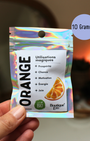 Orange bio séchée en morceaux, 10g / 20g / 30g. Énergie solaire et vibrante. Idéal rituels de prospérité, chance, joie, abondance et motivation.