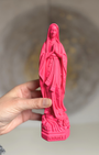 Statuette Vierge Marie 20cm en résine, peinte main en Espagne. 