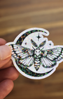 Apportez une touche de magie à votre quotidien avec ce lot  de 12 stickers mystiques holographiques artisanaux noir et blanc