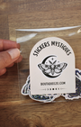 Apportez une touche de magie à votre quotidien avec ce lot  de 12 stickers mystiques holographiques artisanaux noir et blanc